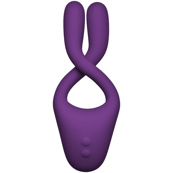 Tryst V2 Bendable Multi Erogenous Zone Massager With Remote Purple - happyshop365247