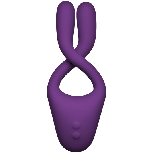 Tryst V2 Bendable Multi Erogenous Zone Massager With Remote Purple - happyshop365247