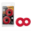 Stay Hard - Donut Rings Oversized - Red - happyshop365247