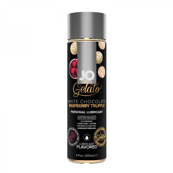 Jo Gelato White Chocolate Truffle Rasberry 4oz - happyshop365247