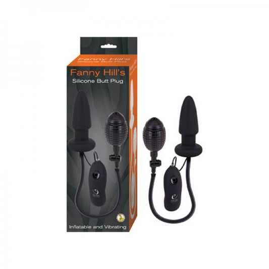Fanny Hills Silicone Butt Plug-black - happyshop365247