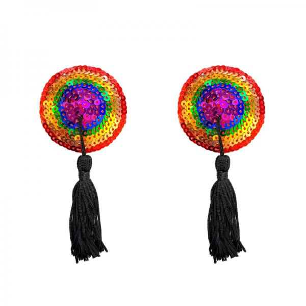 Neva Nude Pasty Reusable Burlesque Rainbow - happyshop365247