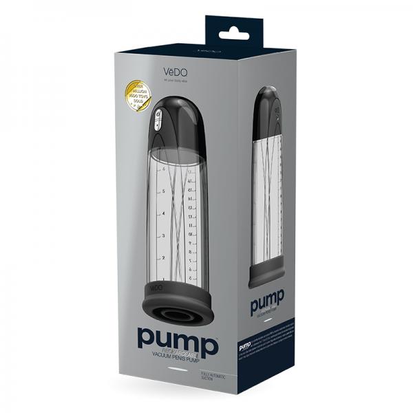Pump Rechargeable Vacuum Penis Pump Black - happyshop365247
