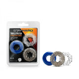 Stay Hard Triple Stretch 3pk Cock Rings - happyshop365247