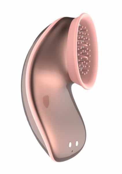 Twitch Hands-free Suction And Vibration Toy Rose Gold - happyshop365247