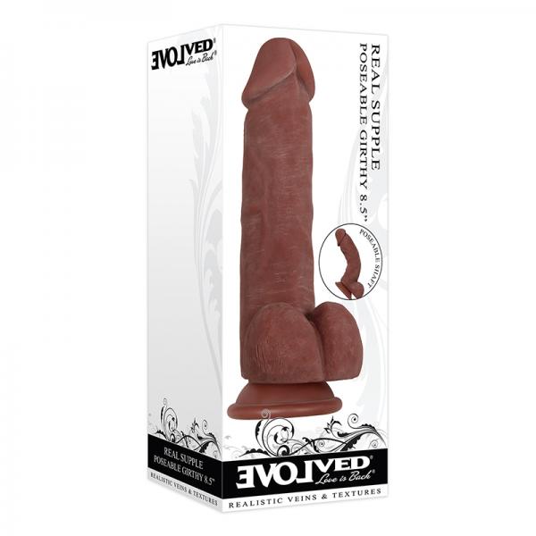Evolved Real Supple Poseable Girthy Dark - happyshop365247