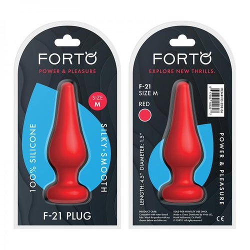 Forto F-21: Tear Drop Medium Red - happyshop365247