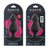 Forto F-78: Pointee 100% Silicone Plug Large Black - happyshop365247