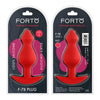 Forto F-78: Pointee 100% Silicone Plug Large Red - happyshop365247