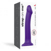 Strap-on-me Semi-realistic Dual Density Bendable Dildo Purple Size L - happyshop365247