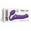 Strap-on-me Vibrating 3 Motors Strap On L - Purple - happyshop365247