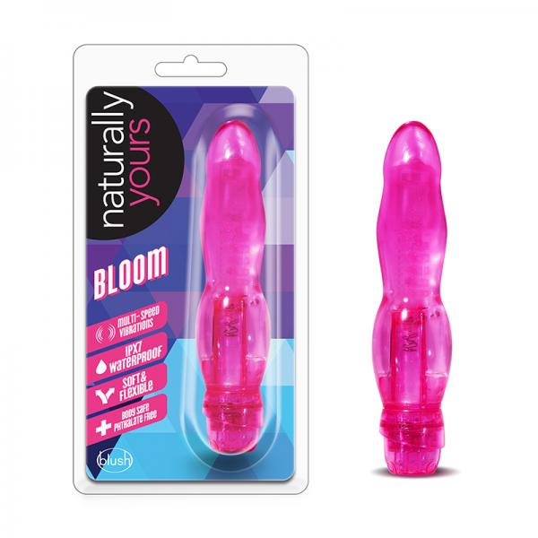 Naturally Yours Bloom Flexible Vibrator - Pink - happyshop365247