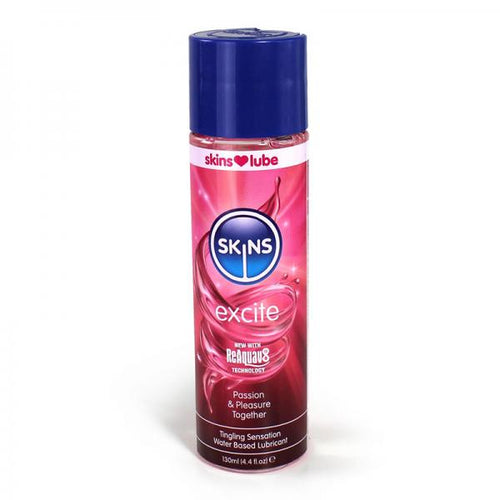 Skins Excite Tingling Water-based Lubricant 4 Oz. - happyshop365247
