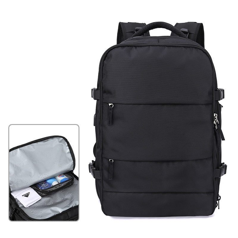 Women Backpack 15.6inch Teenage girl USB charging Laptop Backpack - happyshop365247