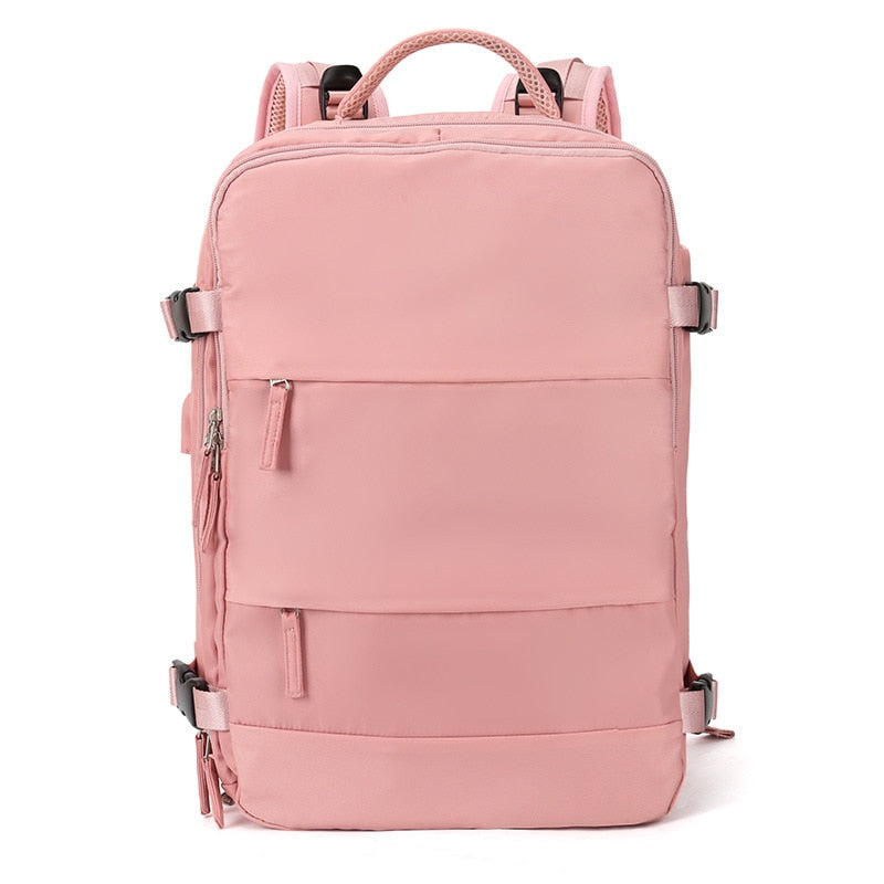 Women Backpack 15.6inch Teenage girl USB charging Laptop Backpack - happyshop365247