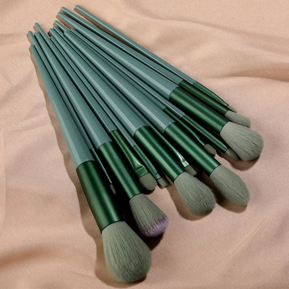 13Pcs Makeup Brush Set, Cosmetic Beauty Tools - happyshop365247