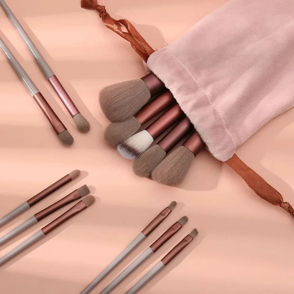 13Pcs Makeup Brush Set, Cosmetic Beauty Tools - happyshop365247