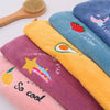 Hair Towel Women Magic Microfiber Shower Bathroom Bath Hat Solid Towel