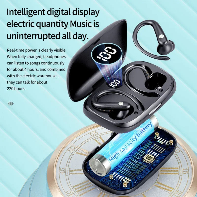 T30s Wireless Bluetooth Headset Ear-Hanging Sports - happyshop365247
