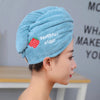 Hair Towel Women Magic Microfiber Shower Bathroom Bath Hat Solid Towel