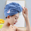 Hair Towel Women Magic Microfiber Shower Bathroom Bath Hat Solid Towel