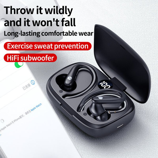 T30s Wireless Bluetooth Headset Ear-Hanging Sports