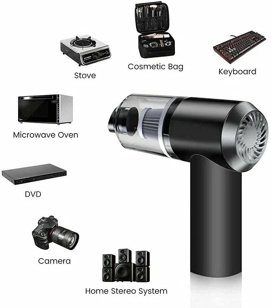 Portable Wet and Dry Car Vacuum Cleaner for Home Appliance 120W Power - happyshop365247