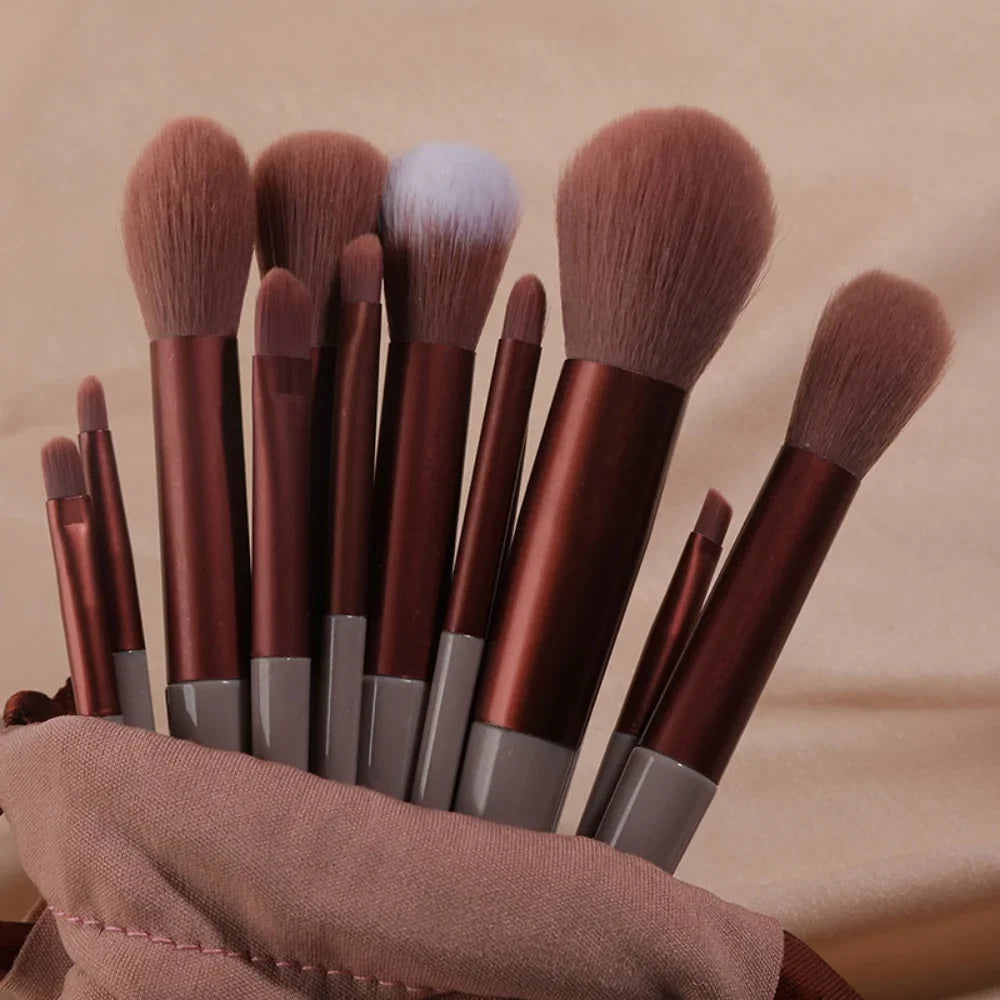 13Pcs Makeup Brush Set, Cosmetic Beauty Tools - happyshop365247