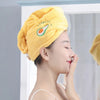 Hair Towel Women Magic Microfiber Shower Bathroom Bath Hat Solid Towel